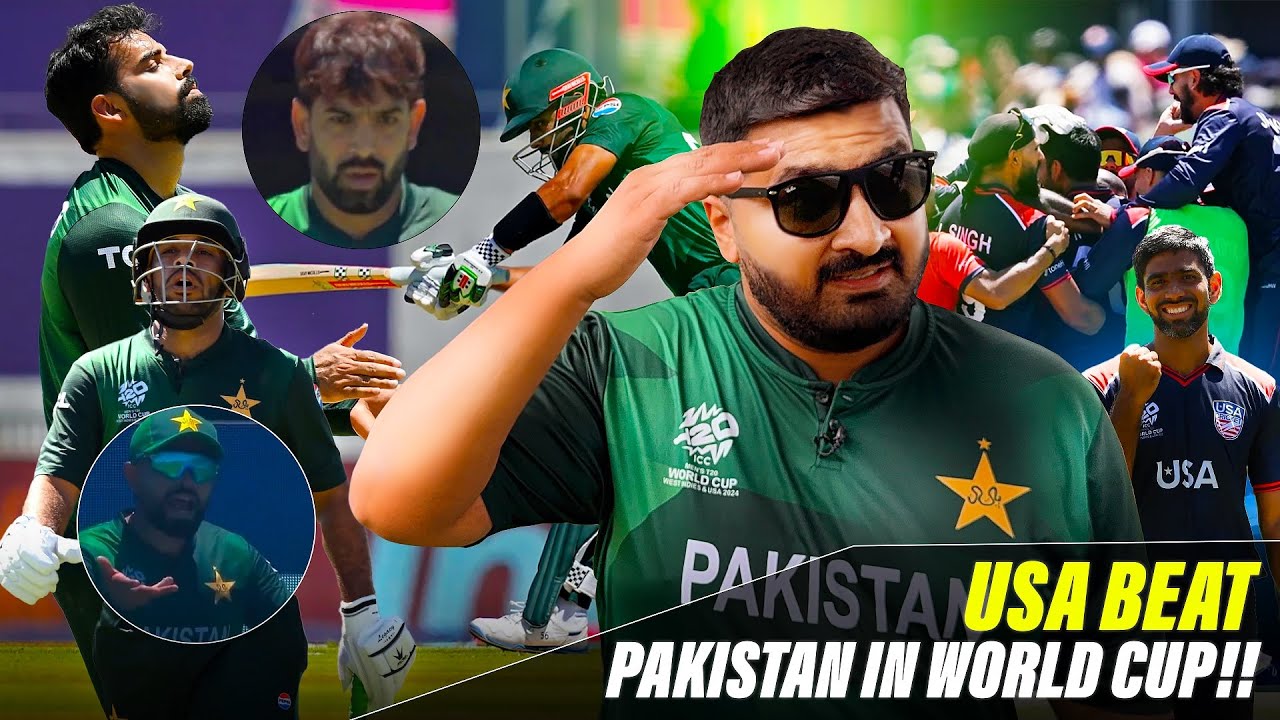 USA 🇺🇸 Beats Pakistan 🇵🇰 in World Cup | Babar Azam | Muhammad Rizwan | Muhammad Rizwan | Cricket |
