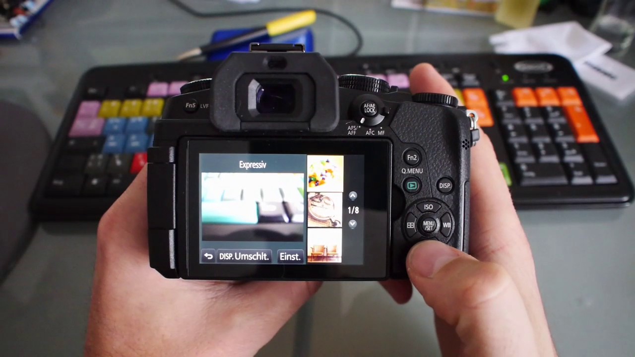 Lumix G81 Selektivfarbe einstellen
