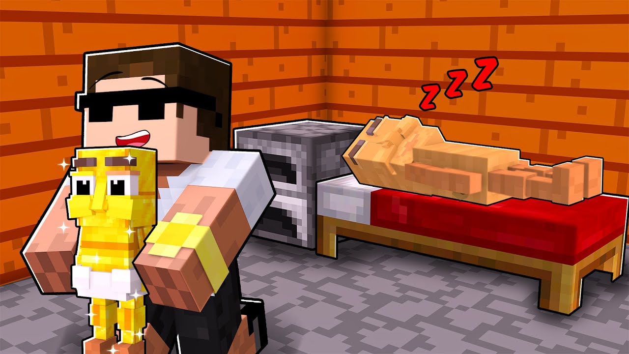 Stealing Brainrot Baby while they are Sleeping in Roblox..