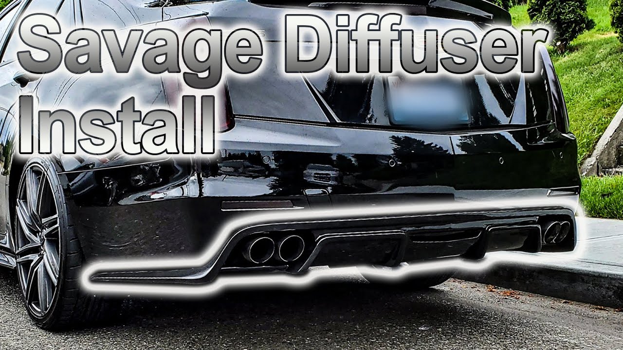 Savage Diffuser Install | Cadillac CTS