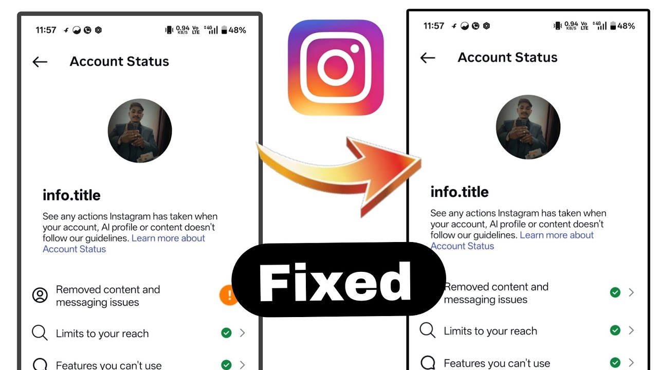 How to Fix Instagram Removed content and messaging issues account status problem 2026