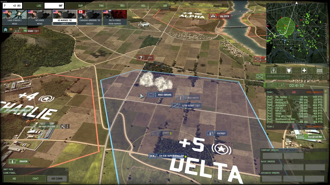 Wargame: Red Dragon | Quick and clean match | Multiplayer 10 vs 10 | 23rd Jan 2022