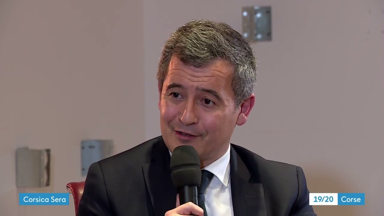 Entretien avec Gérald Darmanin dans Corsica Sera