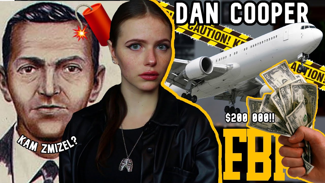 D. B. COOPER unesl letadlo, sebral výkupné a zmizel | kdo je a kde je teď? TRUE CRIME | Just Justýna