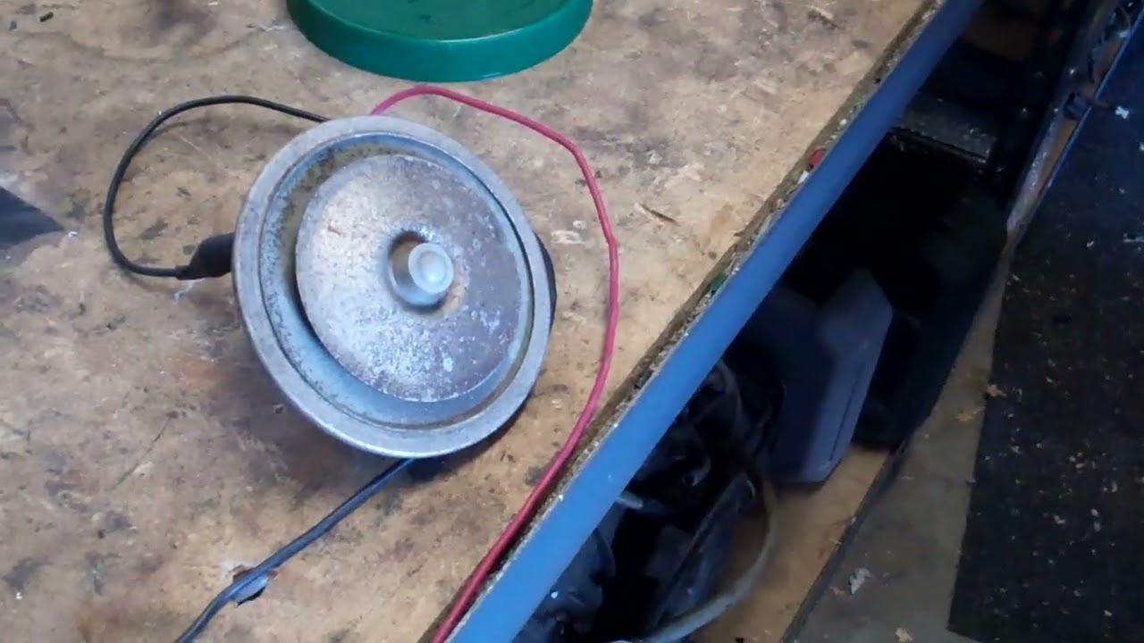 stebel nautilus air horn in VW Bus