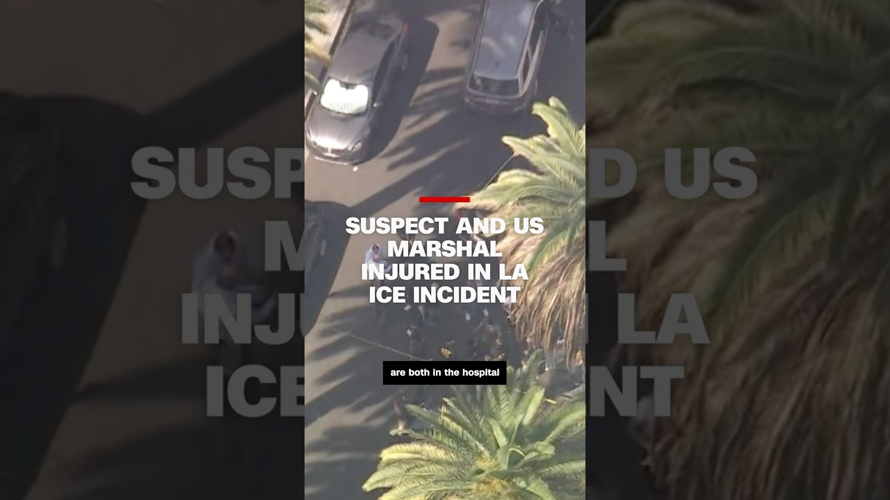 Suspect and US Marshal injured in LA ICE incident