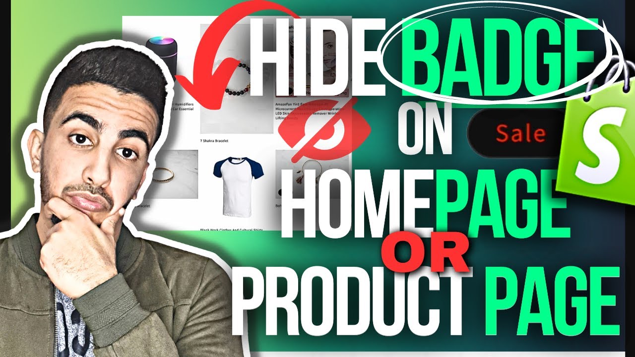 How To Remove Sale Badge On Homepage or Product Page in Shopify