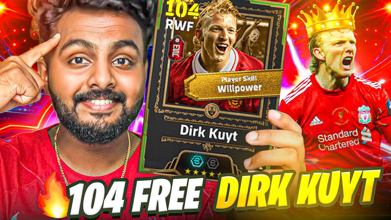 104 FREE DIRK KUYT - KING OF WILL POWER?🥶🔥  STATS LOOKS VERY BAD🤡 CAN HE COOK WITH HIS PERFORMANCE?🫡