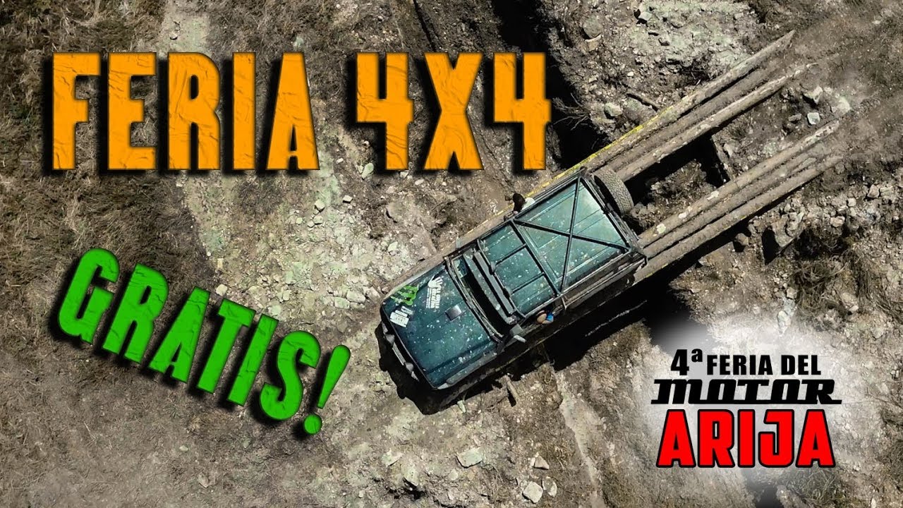 SUPER CIRCUITO 4x4 GRATUITO! 🤯🚙 4ª Feria Motor Arija, Burgos | Zona Offroad