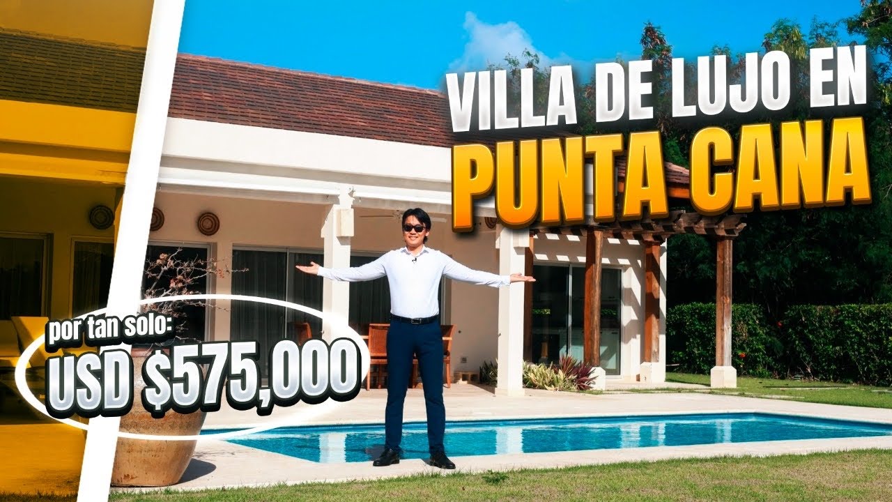 VILLA DE LUJO en PUNTA CANA con acceso a la playa y golf en estos precios?? 😱😍