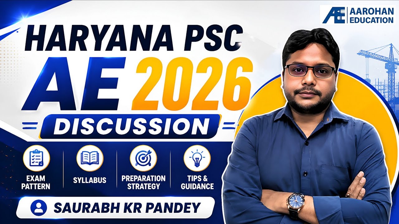 Haryana PSC AE 2026 related Discussion by Saurabh Kr Pandey