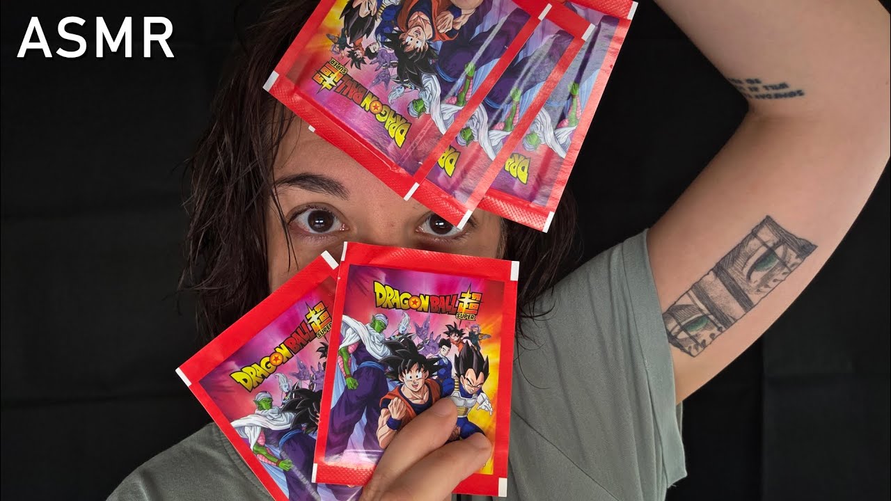 🐲​ ABRIMOS 6 SOBRES de CROMOS de DRAGON BALL | ASMR Español | Alternative ASMR