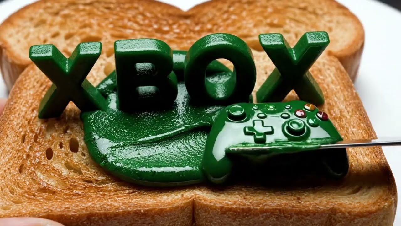 Spreading logos of popular brands on toast Spread ASMR | Strangely satisfying technique (no talking)