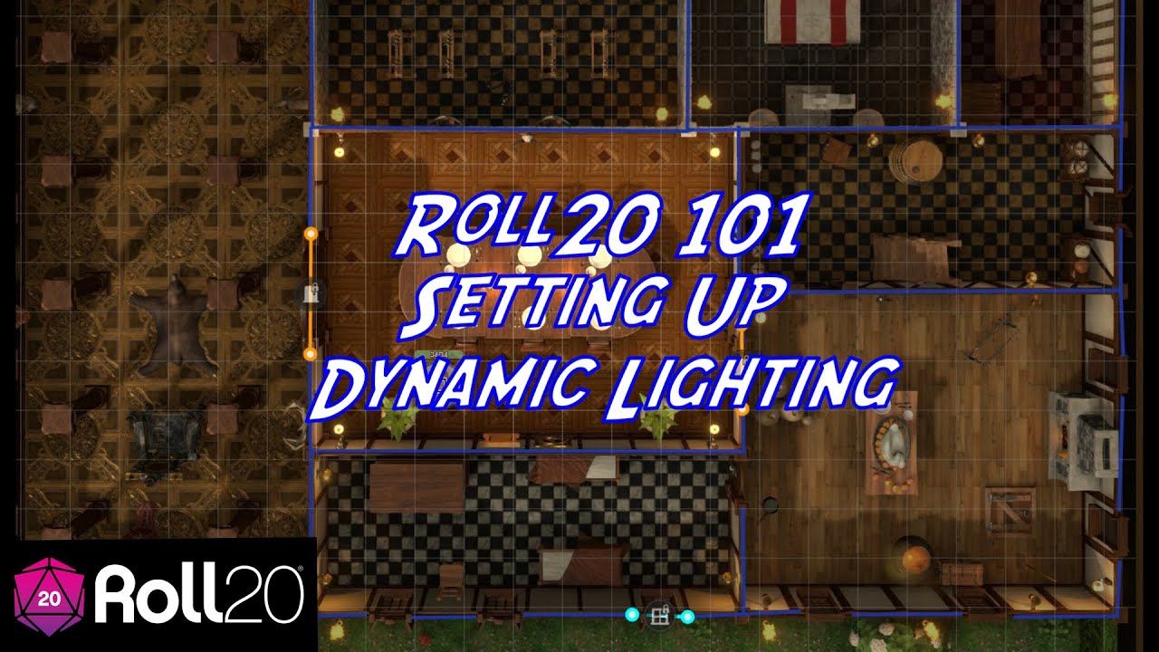 Roll20 101: Настройка динамического освещения