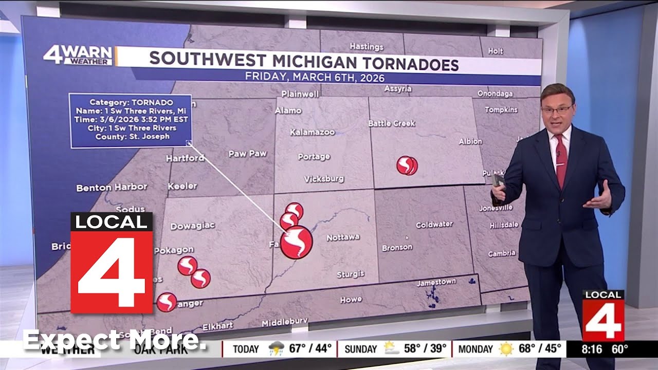Metro Detroit Weather Forecast, March 7, 2026 -- 8:15 AM Update