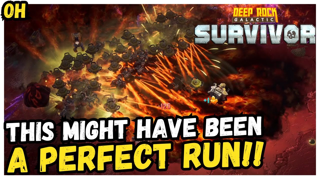 This Might Have Been THE PERFECT Run! Deep Rock Galactic Survivor!