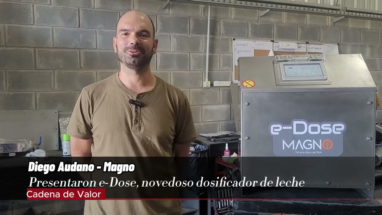 Magno Tecnología Láctea presentó el dosificador de leche e-Dose