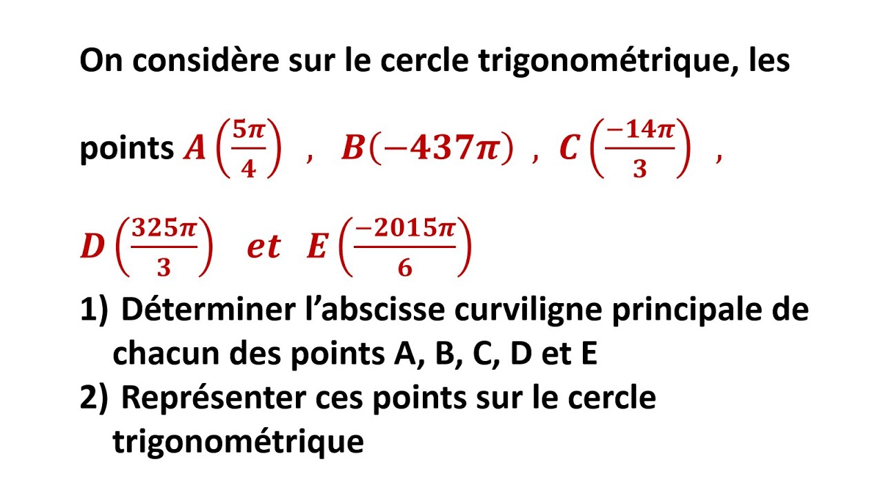 Déterminer l'abscisse curviligne principale d'un point - Calcul trigonométrique - TCSF