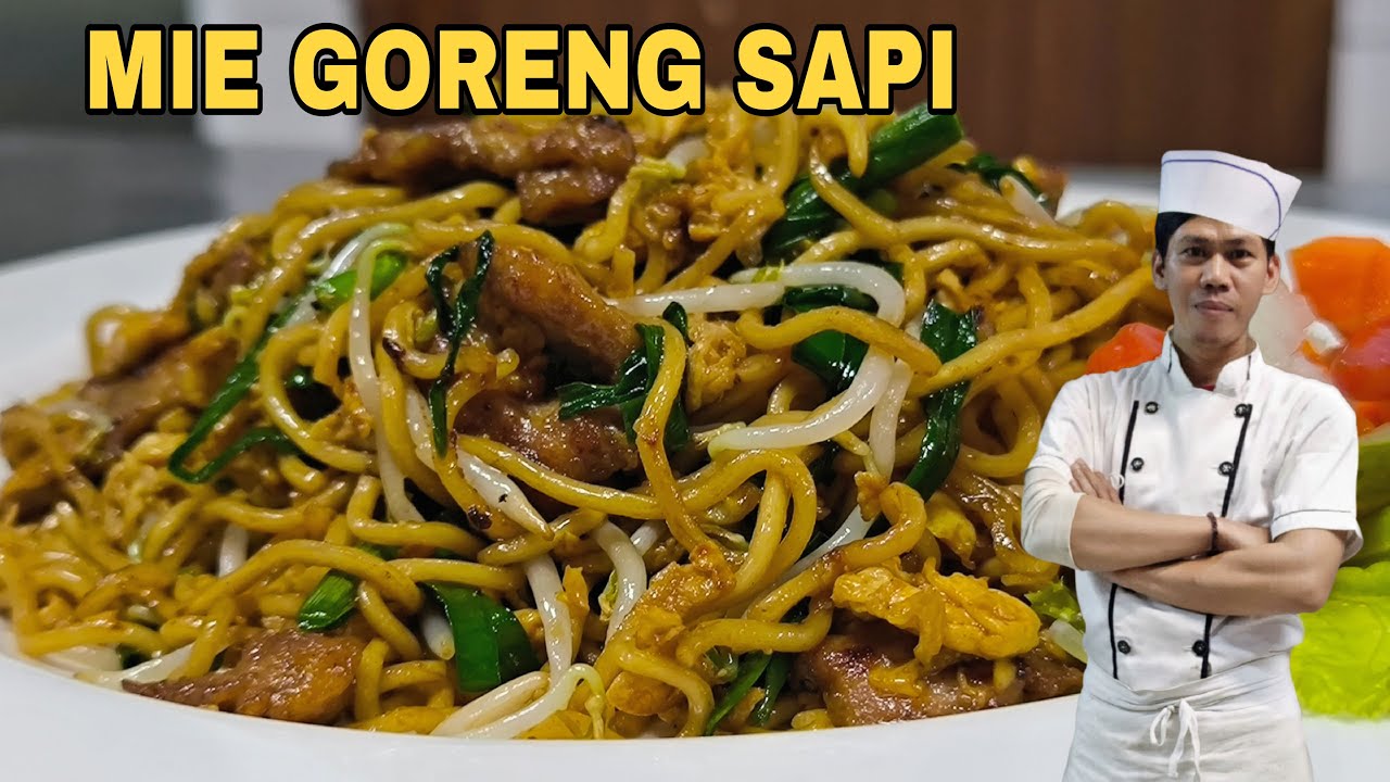 Mie goreng sapi | restaurant style || ala nanang kitchen