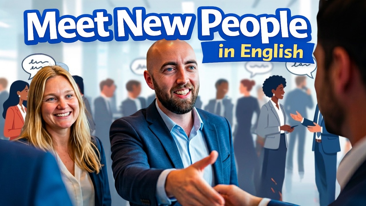 Business English for Networking Events: How to Introduce Yourself at Work & Meet People in English