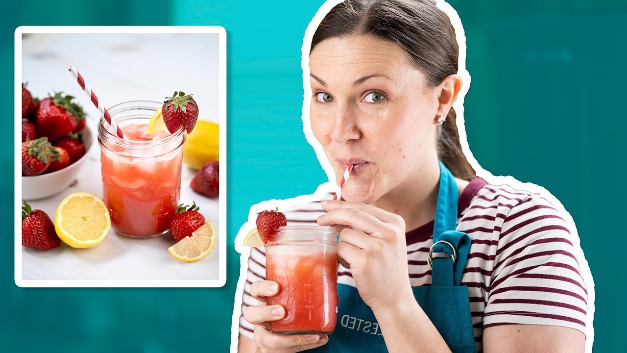 The PERFECT Drink For Summer - Strawberry Coconut Lemonade