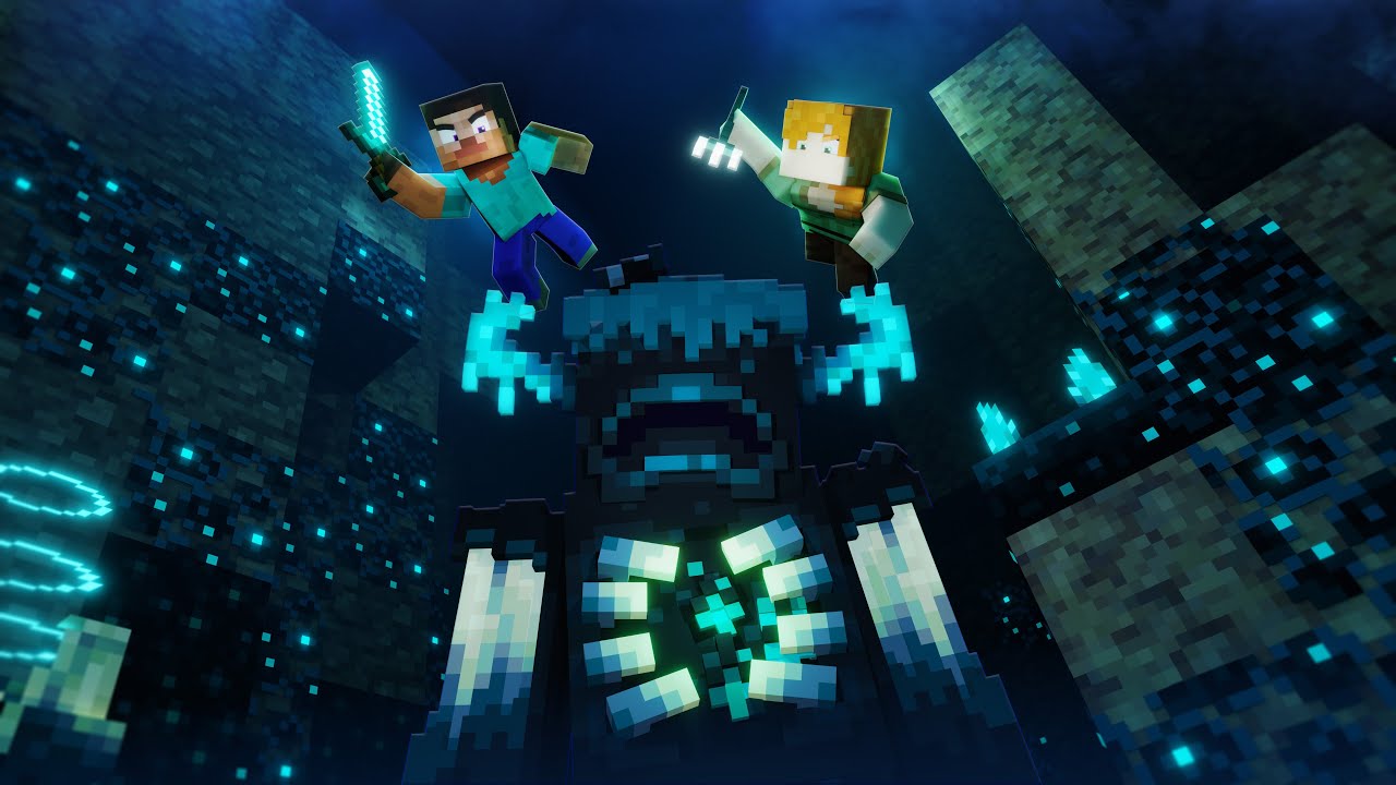 WARDEN VS VILLAGE ARMY - Alex And Steve Life (Minecraft Animation)