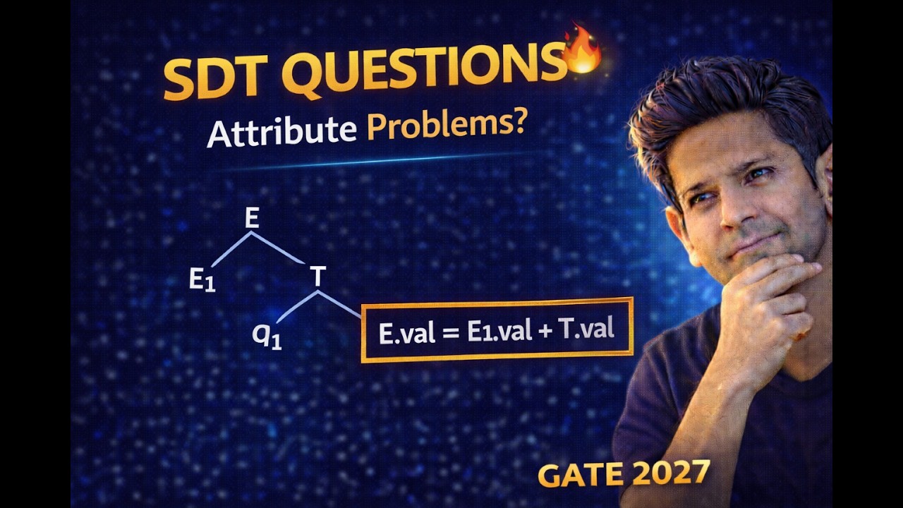 SDT Questions Explained 🔥 | Syntax Directed Translation Practice | Compiler Design