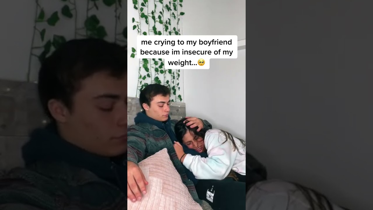 me crying to my boyfriend because I'm insecure of my weight... #Shorts