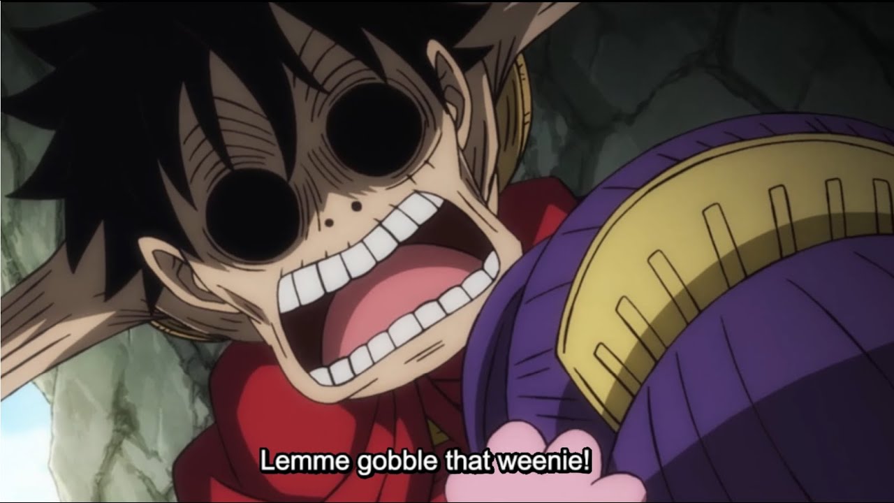 Turbo Granny Possesses Luffy (DanDaDan)