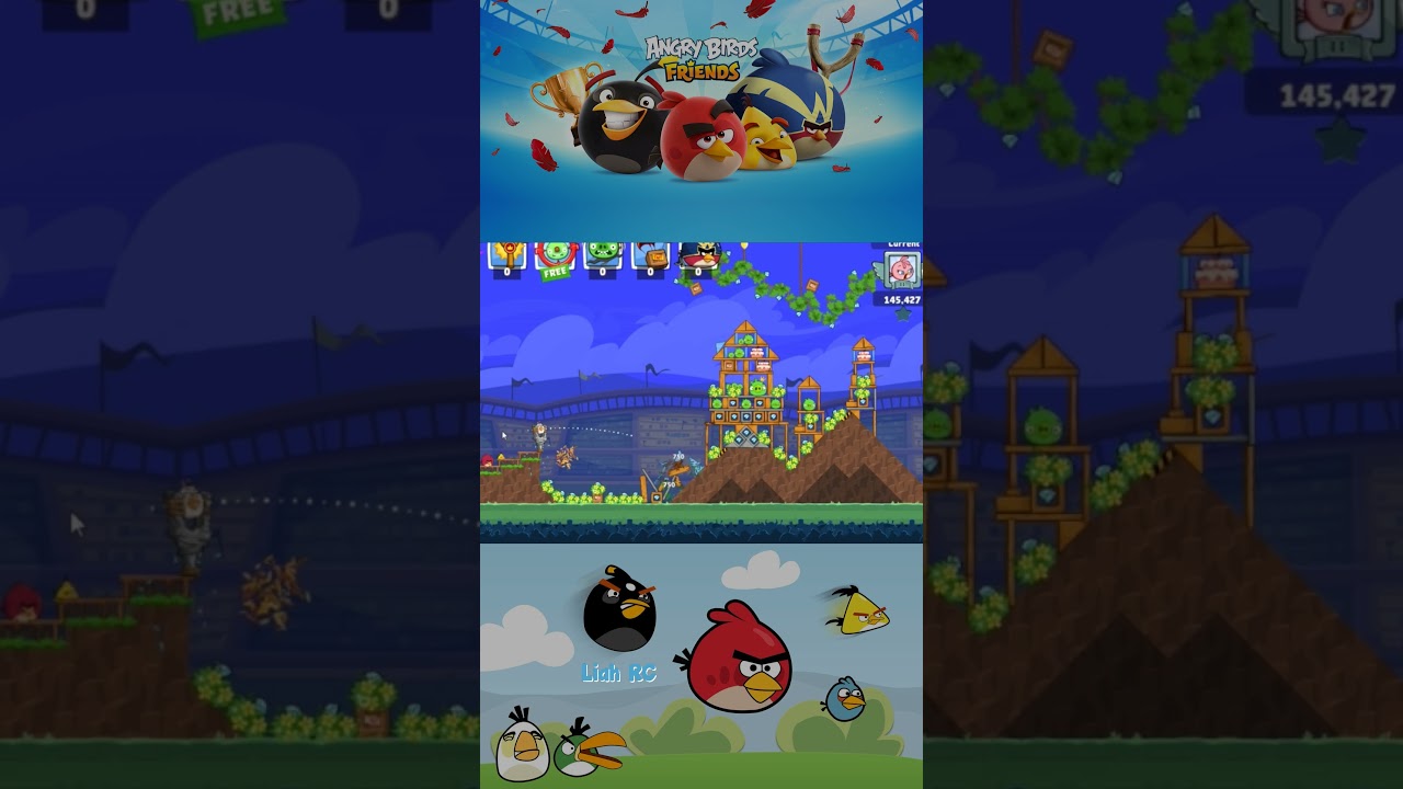 Angry Birds Friends | Liah RC #shorts #liahrc #liahrcgameplay #angrybirds #angrybirdsfriends
