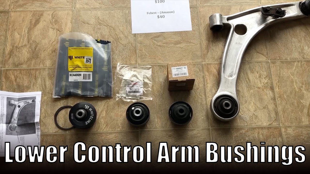 EVO 8 Lower Control Arm Bushing Install / Removal