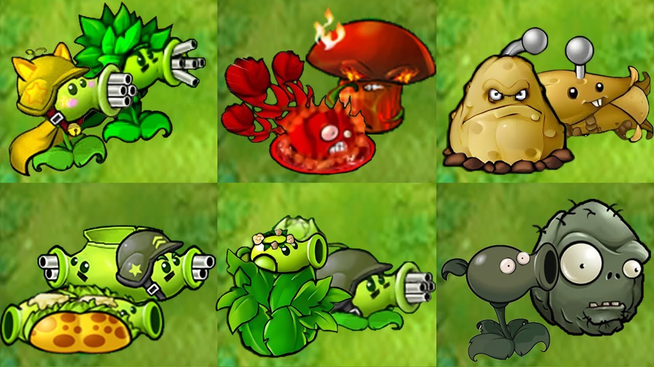 PVZ 1 Hybrid Challenge - Team 2 Plants Same System Hybrid Vs 1 Nut Gargantuar. Who Will Win?