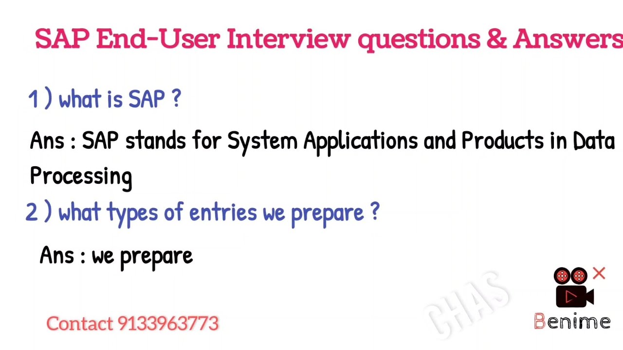 SAP End user interview questions and answers| Record to Report interview questions and answers