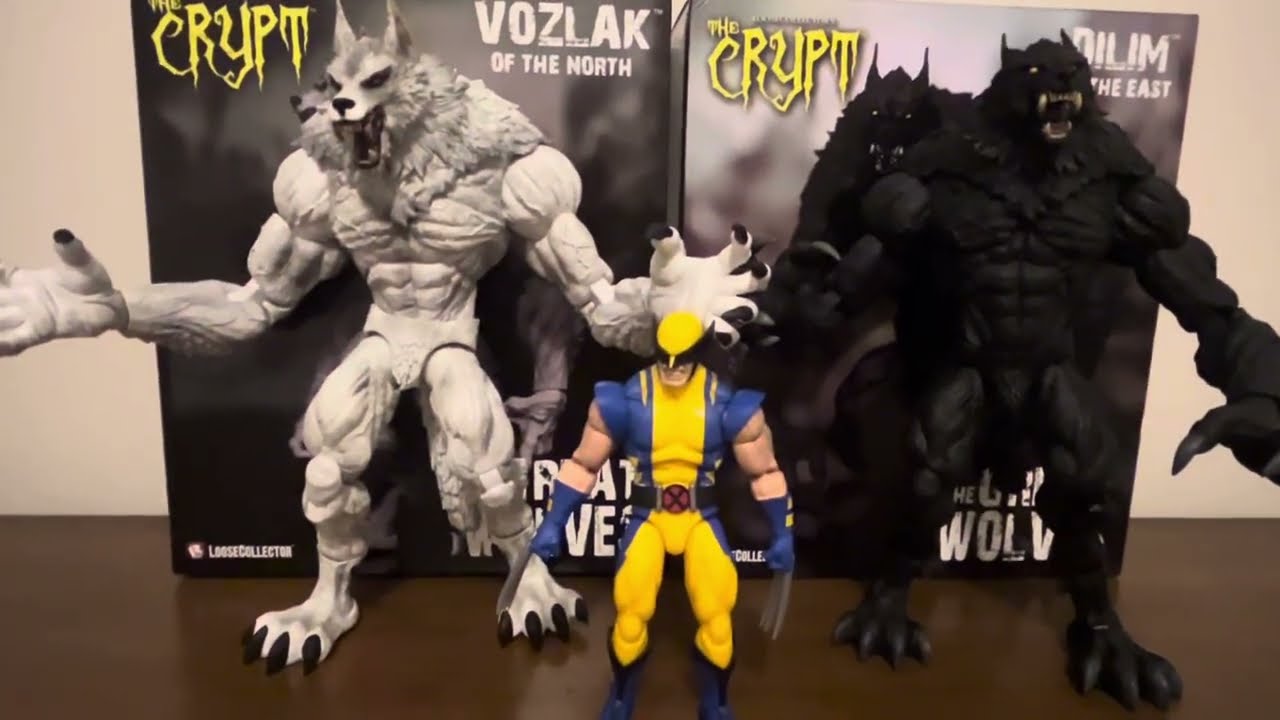 Loose Collector Great Wolves (white & Black Versions)