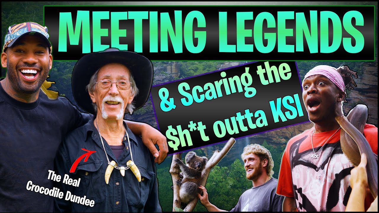 MEETING LEGENDS & scaring KSI with LOGAN PAUL | Australia Tour Across The Outback | The Real Tarzann