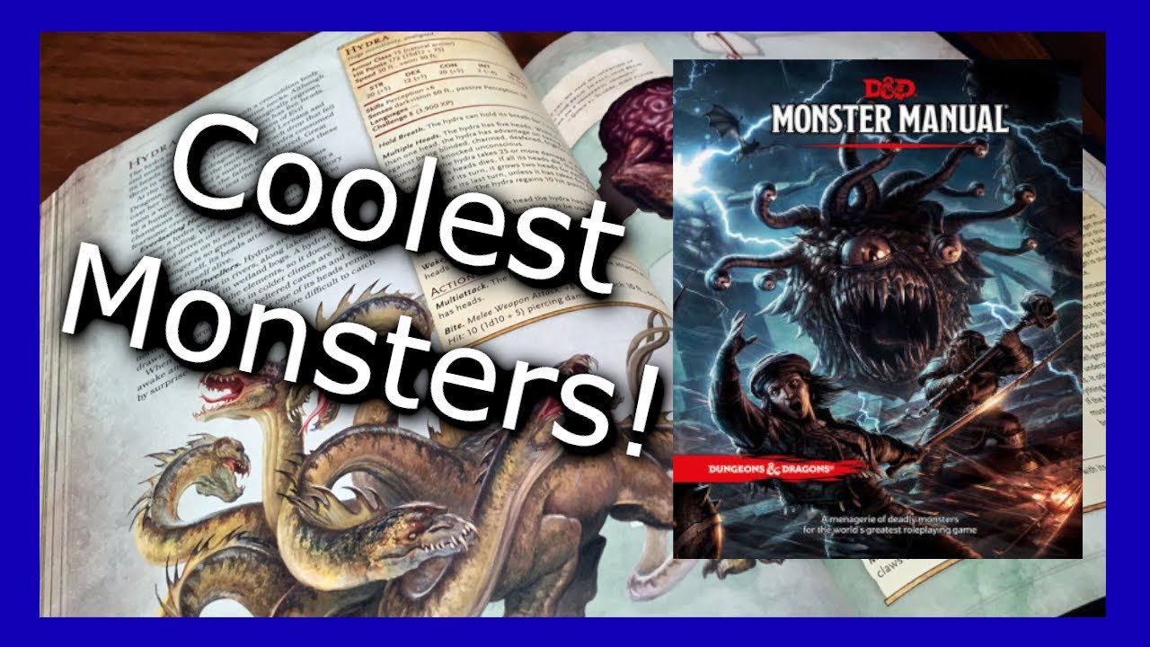 Top 11 Favorite monsters in the monster manual (DnD 5e)