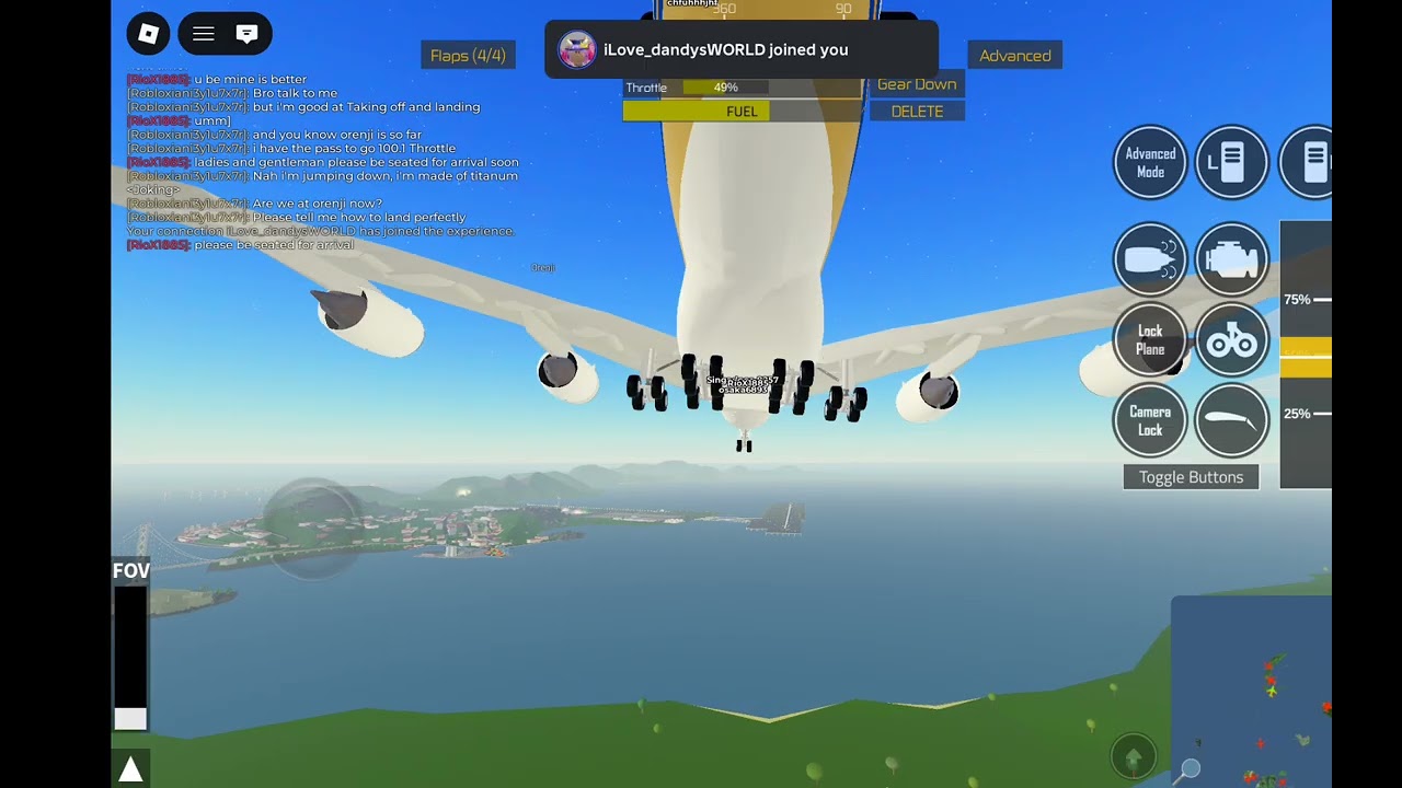 My full flight
