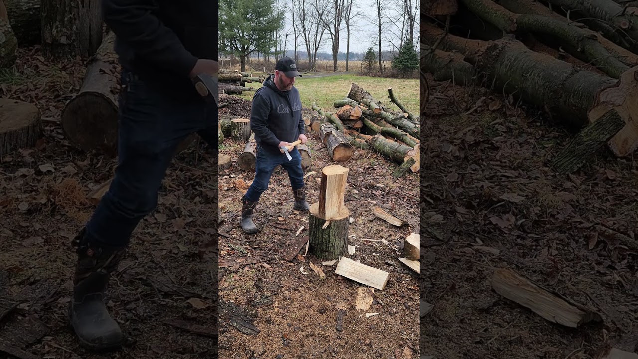 Gransfors Bruk Small Splitting Axe Vs Mqple #firewood #Gransforsbruk #bushcraft #firewoodsplitter
