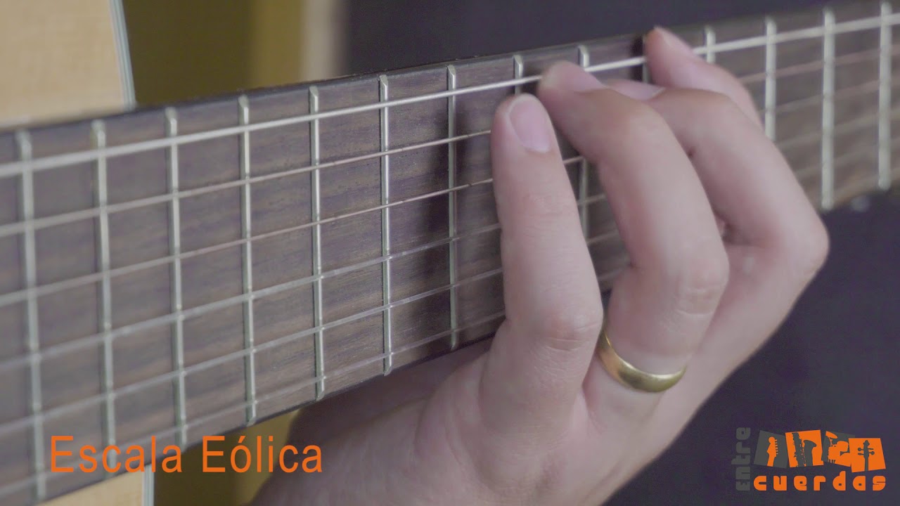 Escala diatónica completa en guitarra acústica. | Entre Cuerdas Escuela Online de Guitarra
