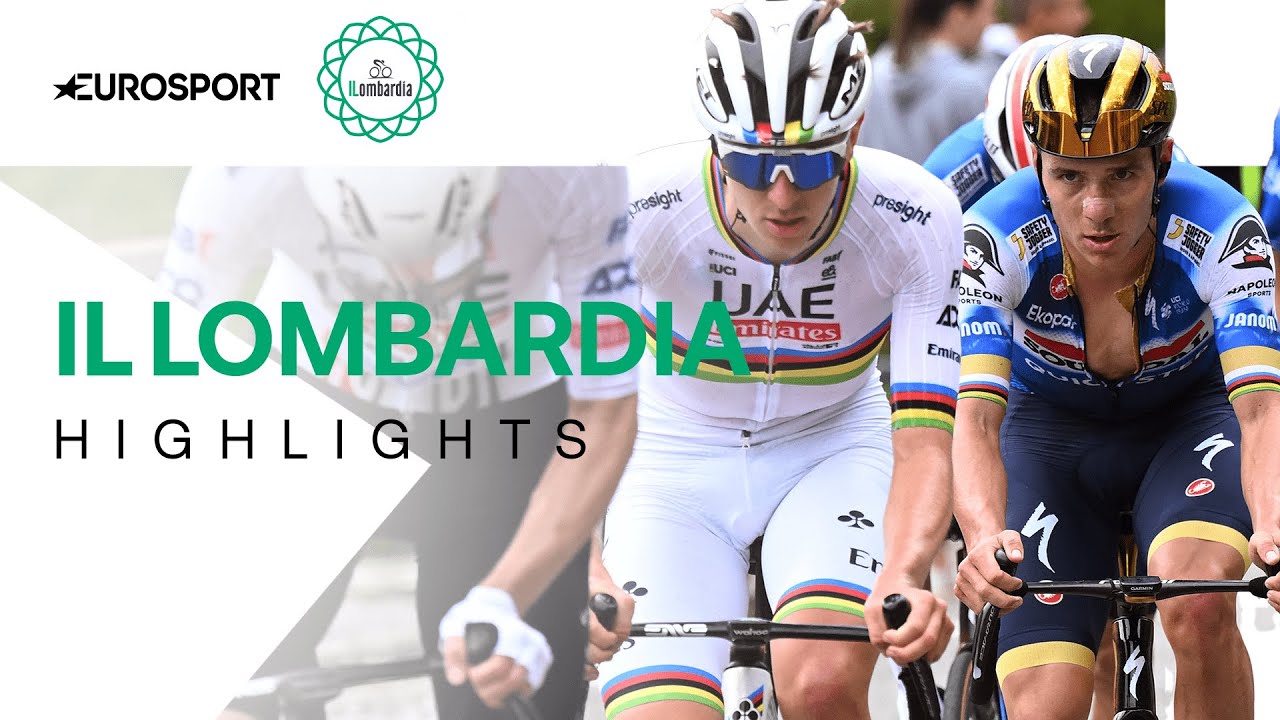 STUNNING SOLO VICTORY! 🤩 | Men's Il Lombardia Race Highlights | Eurosport Cycling