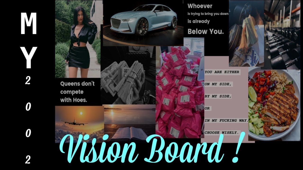 2022 VISION BOARD| GOALS, Motivation,BOUNDARIES & more