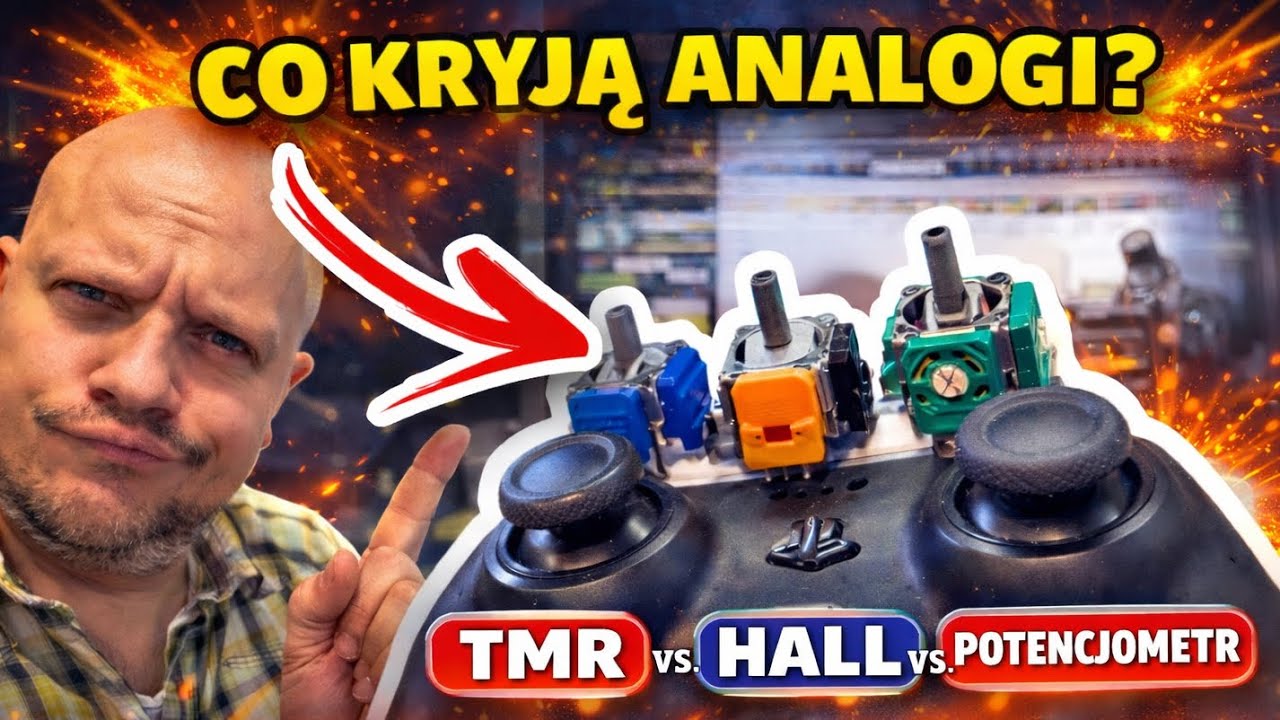 TMR vs HALL vs POTENCJOMETR – który analog jest najlepszy? Rozbieram i porównuję!