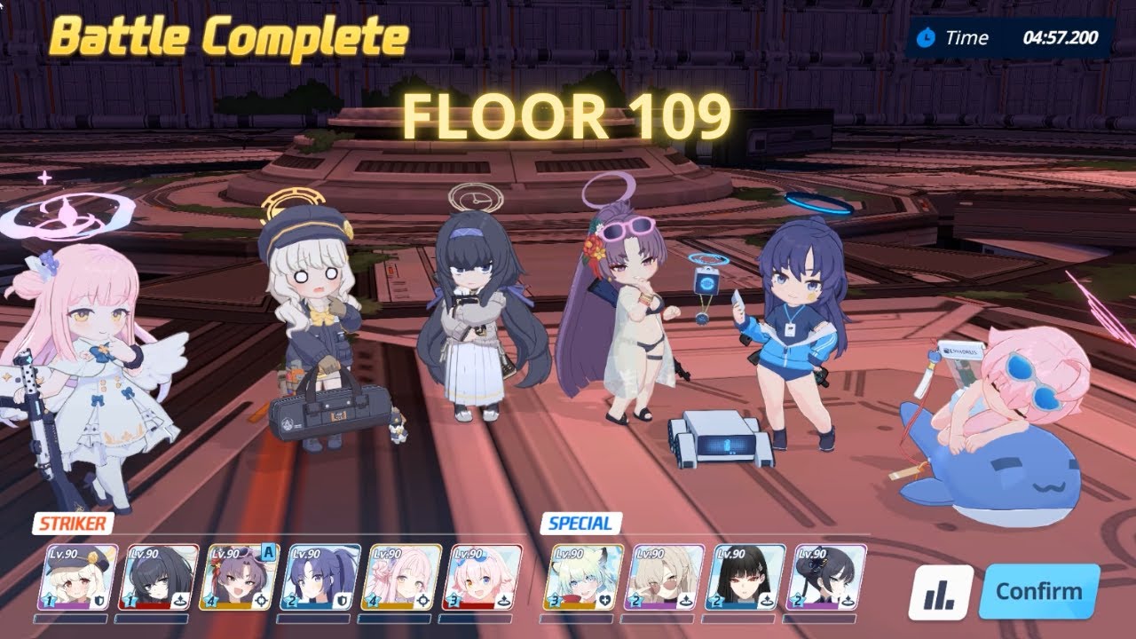 【Blue Archive】 - Tiphareth Heavy Armor Floor 109 Clear