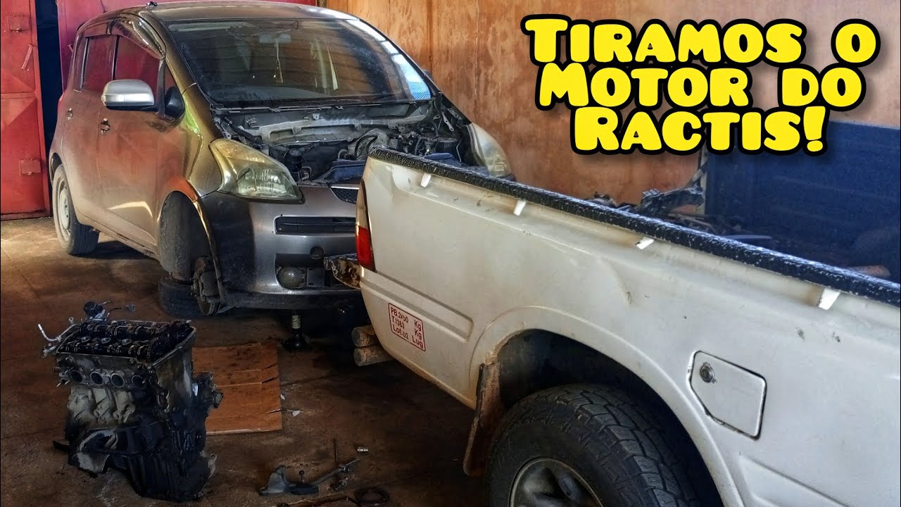 Toyota Ractis Com Borra No Motor 1NZ FE | EP. 01 |