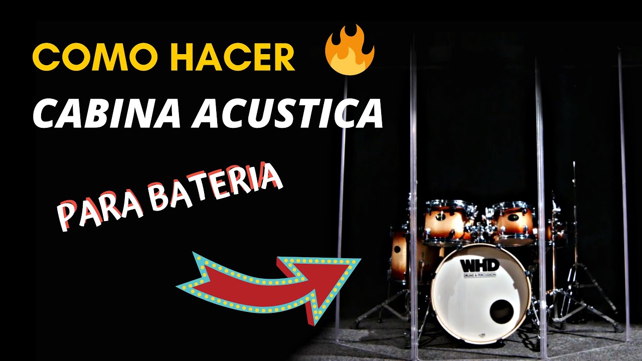 COMO HACER cabina acustica para batería || PASO A PASO _ parte 1