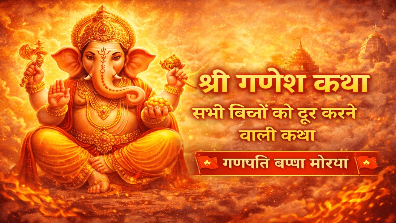 श्री गणेश कथा | Ganesh Katha | भगवान गणेश की अद्भुत कहानी| सभी विघ्नों को दूर करने वाली दिव्य कथा