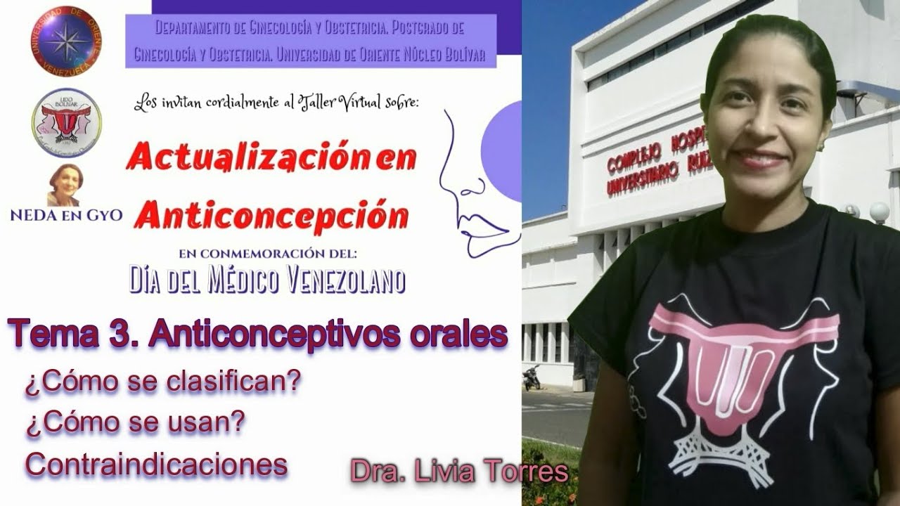 Taller. Actualización en Anticoncepción. Tema 3: Anticonceptivos Orales