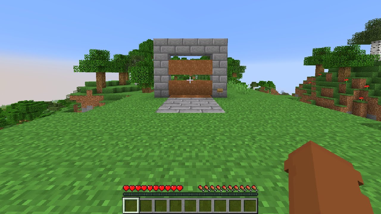 Minecraft 3x3 PISTON Hipster Door