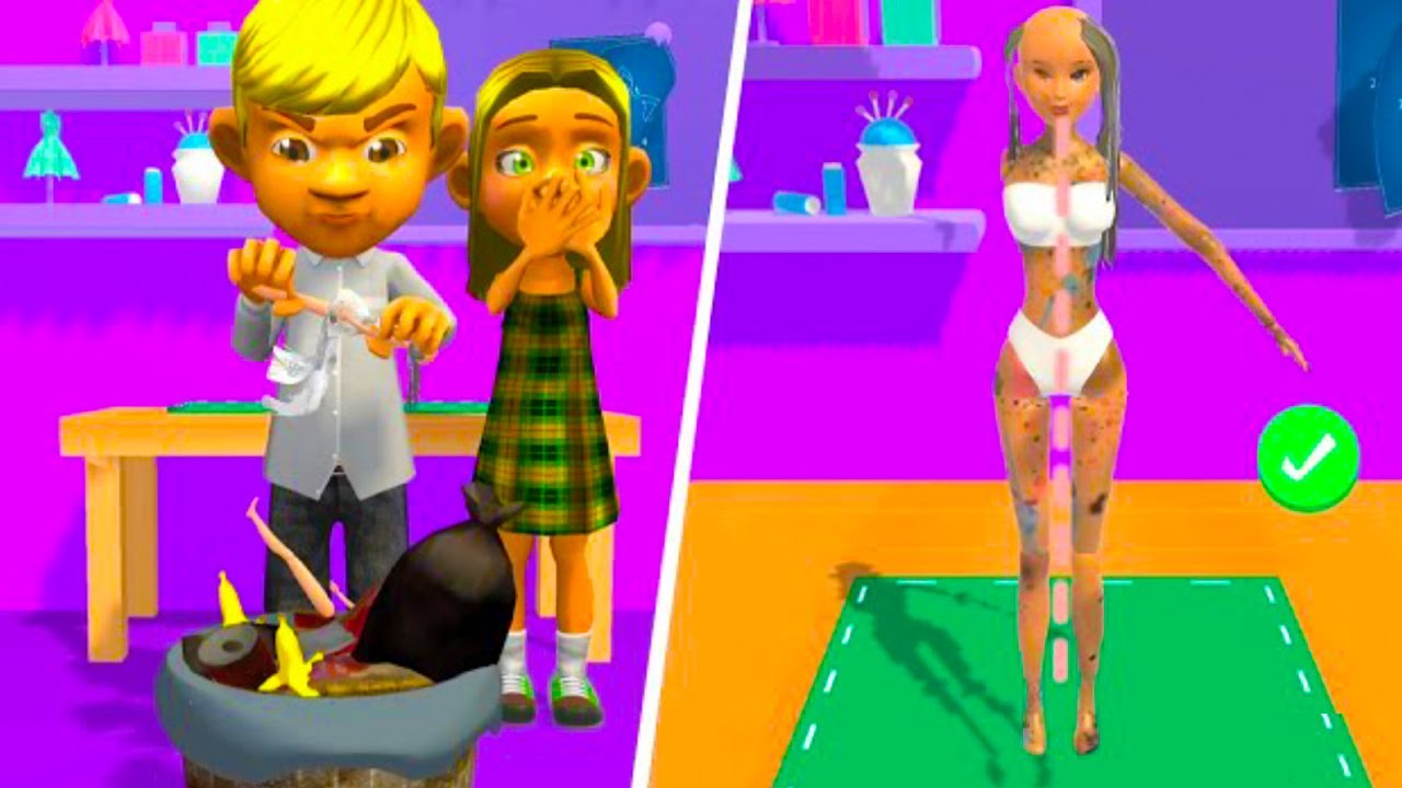 Doll Makeover 👸👗💄 BIG UPDATE!! All Levels Gameplay Android,ios DMN17