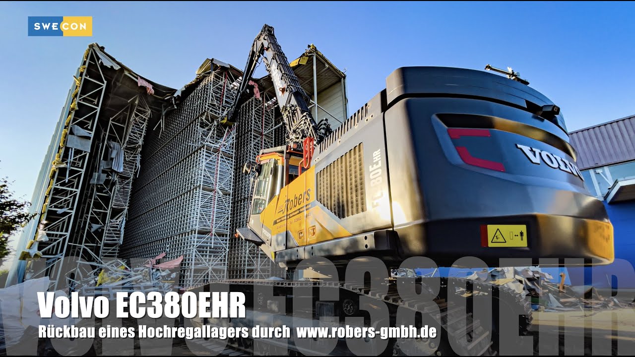 Volvo EC380EHR... R&uuml;ckbauma&szlig;nahme durch Firma Robers